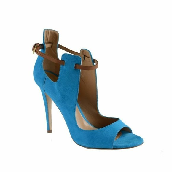 Dsquared Suede Ankle Strap Pump Heels Shoes - Picture 1 of 7